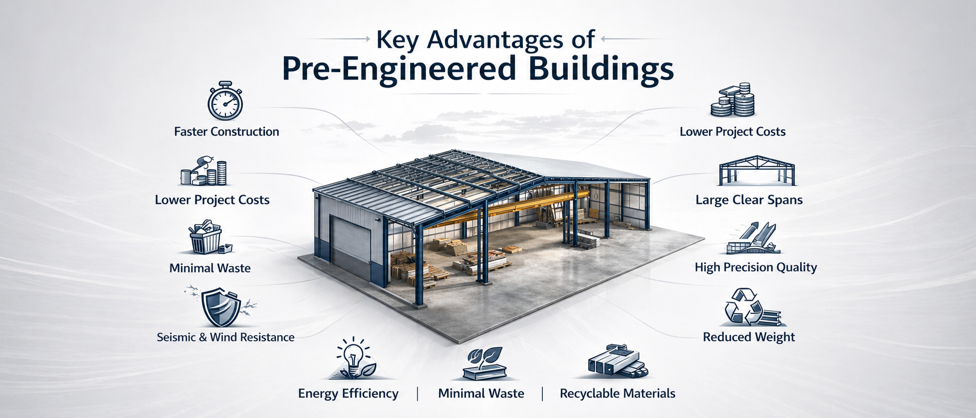 PEB Solution — Factory fabricated steel building